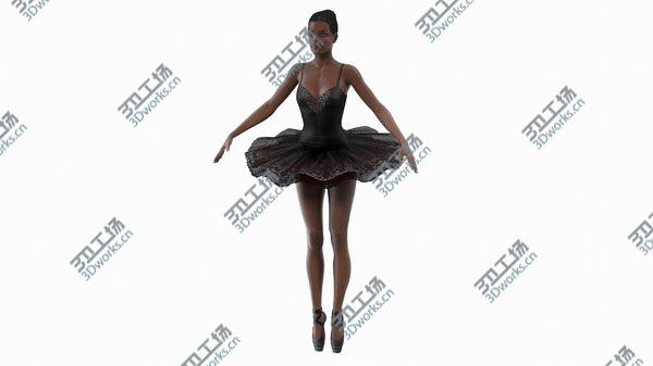 images/goods_img/20210312/Dark Skinned Black Ballerina Rigged 3D model/2.jpg